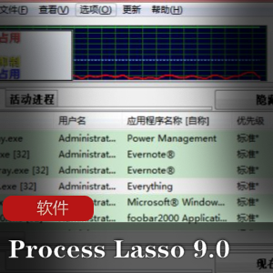 实用软件《Process Lasso 9.0.0.338》[实时清理工具中文版]珍藏推荐